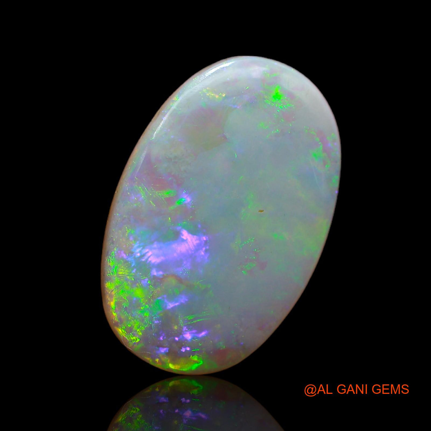 Natural Untreated Fire Opal Loose Gemstone Oval Cabochon From Australia 6.10 Cts 20x13x3 mm AB-16