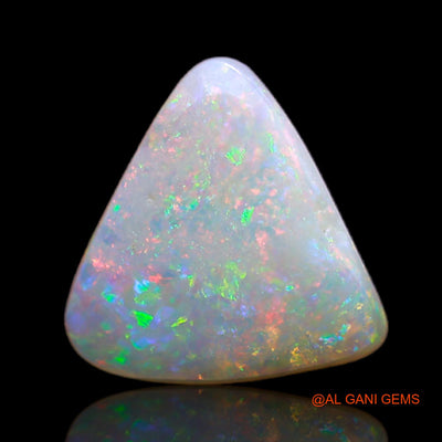 1.60 Cts Natural Australian Fire Opal Loose Gemstone Trillion Cabochon 11x10x2 mm AB-170