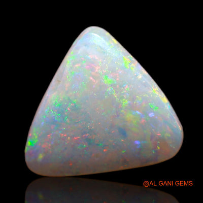 1.60 Cts Natural Australian Fire Opal Loose Gemstone Trillion Cabochon 11x10x2 mm AB-170