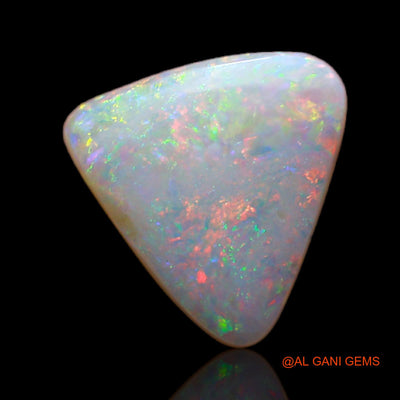 1.60 Cts Natural Australian Fire Opal Loose Gemstone Trillion Cabochon 11x10x2 mm AB-170
