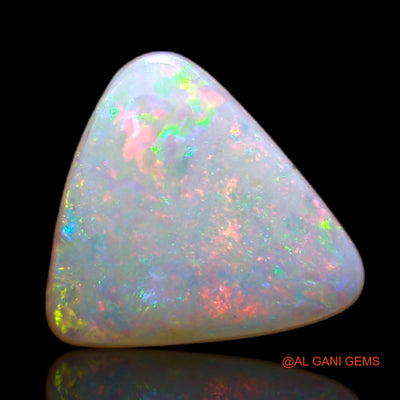 1.60 Cts Natural Australian Fire Opal Loose Gemstone Trillion Cabochon 11x10x2 mm AB-170
