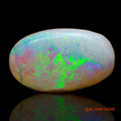 6.70 Cts Natural Australian Fire Opal Loose Gemstone Oval Cabochon 18x11x5 mm AB-173