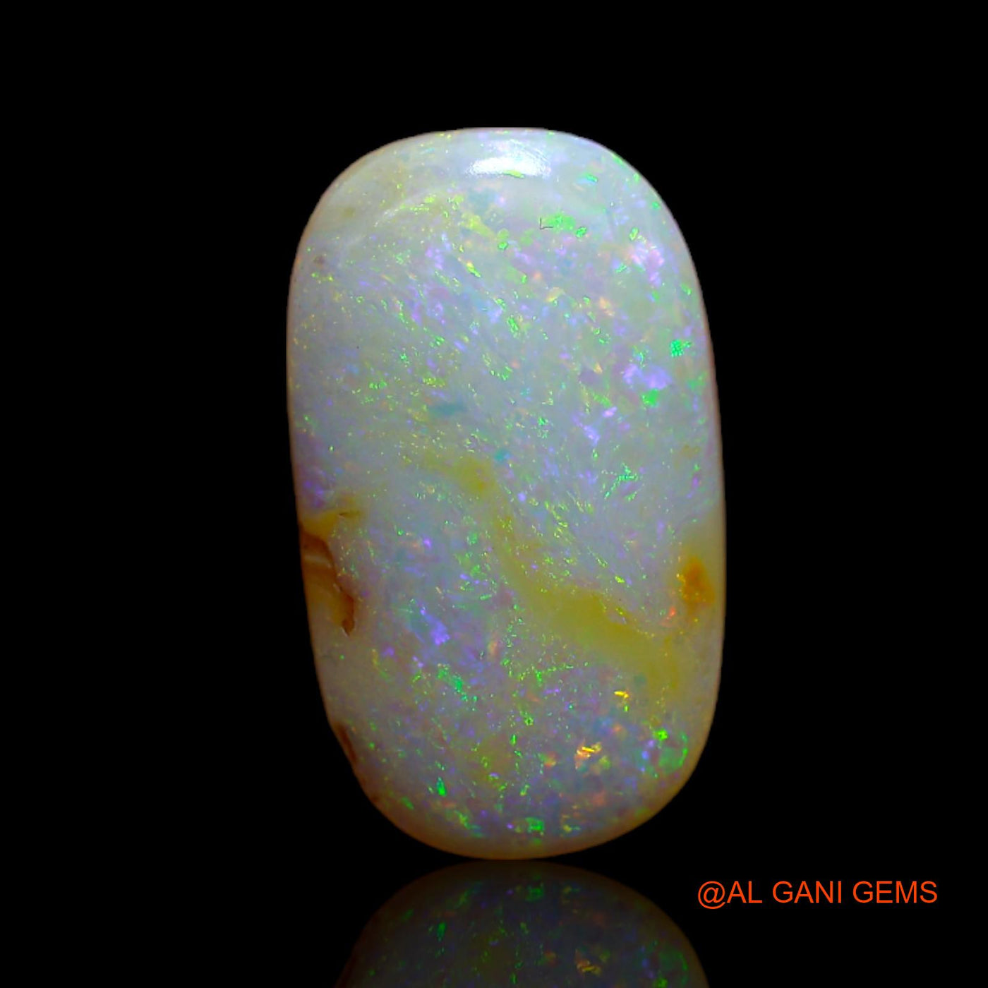 5.00 Cts Natural Australian Fire Opal Oval Cabochon Loose Gemstone For Jewelry 17x10x4 mm AB-176