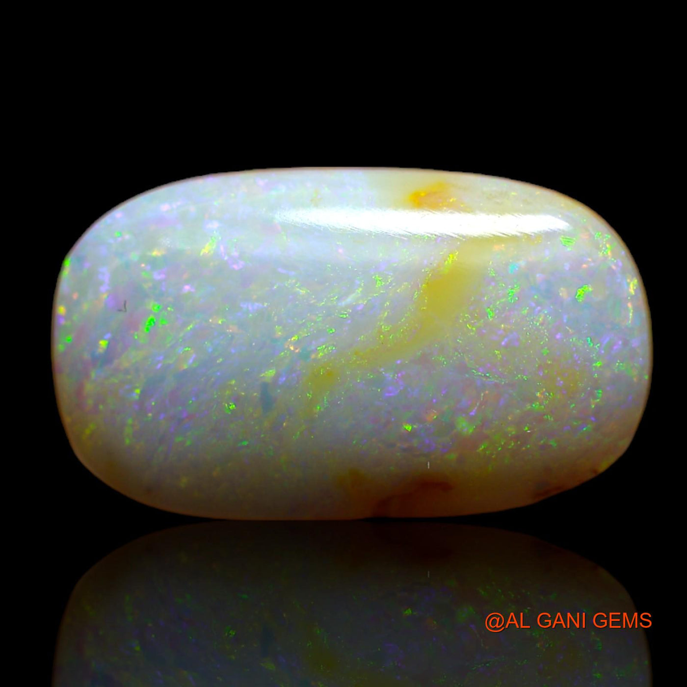 5.00 Cts Natural Australian Fire Opal Oval Cabochon Loose Gemstone For Jewelry 17x10x4 mm AB-176