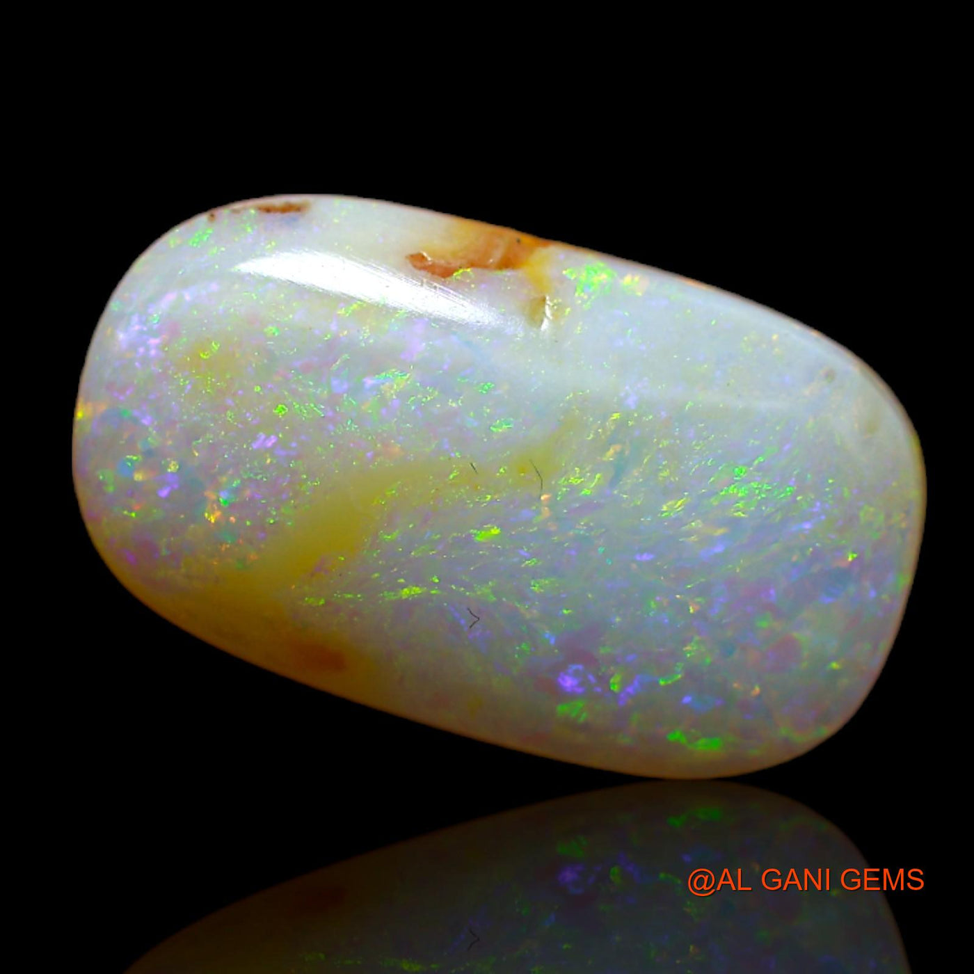 5.00 Cts Natural Australian Fire Opal Oval Cabochon Loose Gemstone For Jewelry 17x10x4 mm AB-176