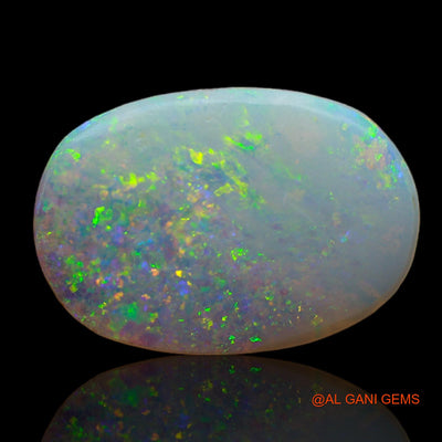 2.95 Cts Natural Australian Fire Opal Loose Gemstone Oval Cabochon 16x11x2 mm AB-177
