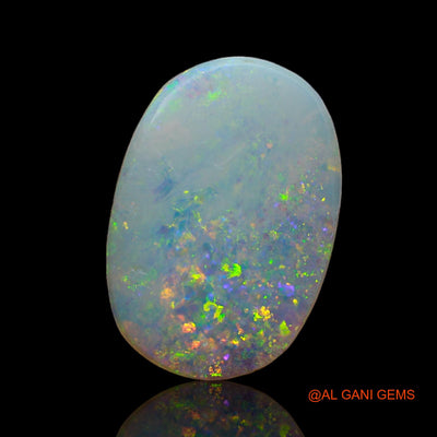 2.95 Cts Natural Australian Fire Opal Loose Gemstone Oval Cabochon 16x11x2 mm AB-177