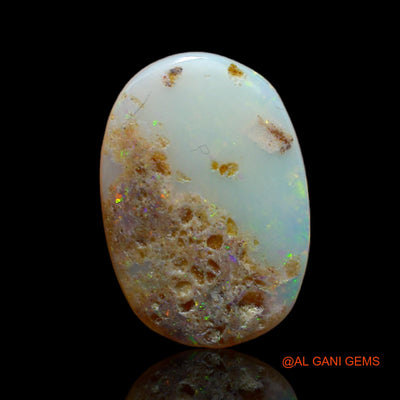 2.95 Cts Natural Australian Fire Opal Loose Gemstone Oval Cabochon 16x11x2 mm AB-177