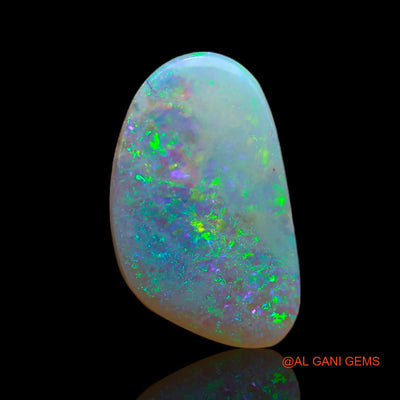 3.45 Cts Natural Australian Fire Opal Loose Gemstone Fancy Cabochon 15x9x3 mm AB-188