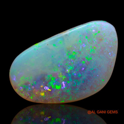 3.45 Cts Natural Australian Fire Opal Loose Gemstone Fancy Cabochon 15x9x3 mm AB-188