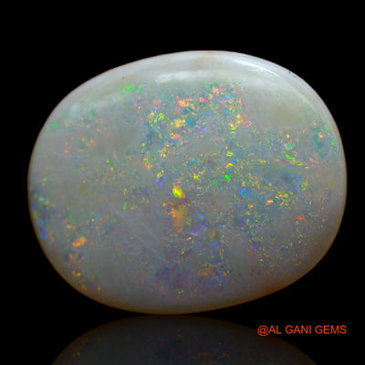 6.35 Cts Natural Australian Fire Opal Oval Cabochon Loose Gemstone For Jewelry 19x15x3 mm AB-18