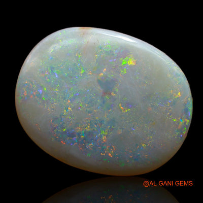 6.35 Cts Natural Australian Fire Opal Oval Cabochon Loose Gemstone For Jewelry 19x15x3 mm AB-18