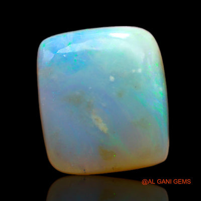 4.25 Cts Unheated Australian Fire Opal Loose Gemstone Square Cabochon Natural 11x10x4 mm AB-198