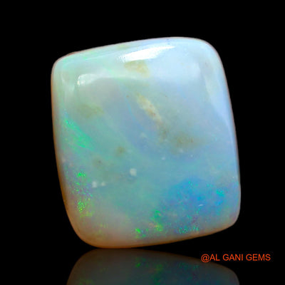4.25 Cts Unheated Australian Fire Opal Loose Gemstone Square Cabochon Natural 11x10x4 mm AB-198