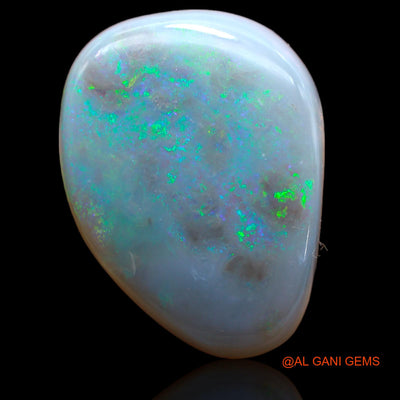 28.00 Cts Unheated Australian Fire Opal Loose Gemstone Fancy Cabochon Natural 28x21x7 mm AB-204
