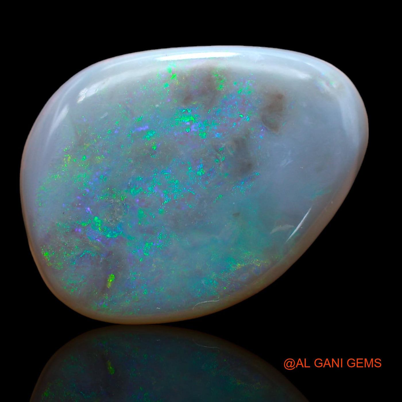 28.00 Cts Unheated Australian Fire Opal Loose Gemstone Fancy Cabochon Natural 28x21x7 mm AB-204