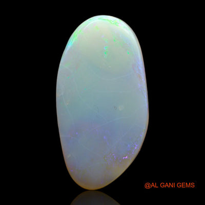 25.00 Cts Unheated Australian Fire Opal Loose Gemstone Fancy Cabochon Natural 34x18x6 mm AB-205