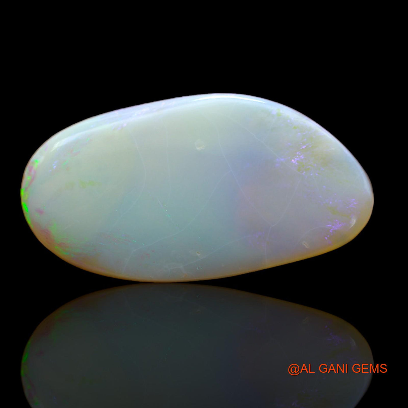 25.00 Cts Unheated Australian Fire Opal Loose Gemstone Fancy Cabochon Natural 34x18x6 mm AB-205