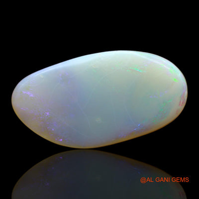 25.00 Cts Unheated Australian Fire Opal Loose Gemstone Fancy Cabochon Natural 34x18x6 mm AB-205