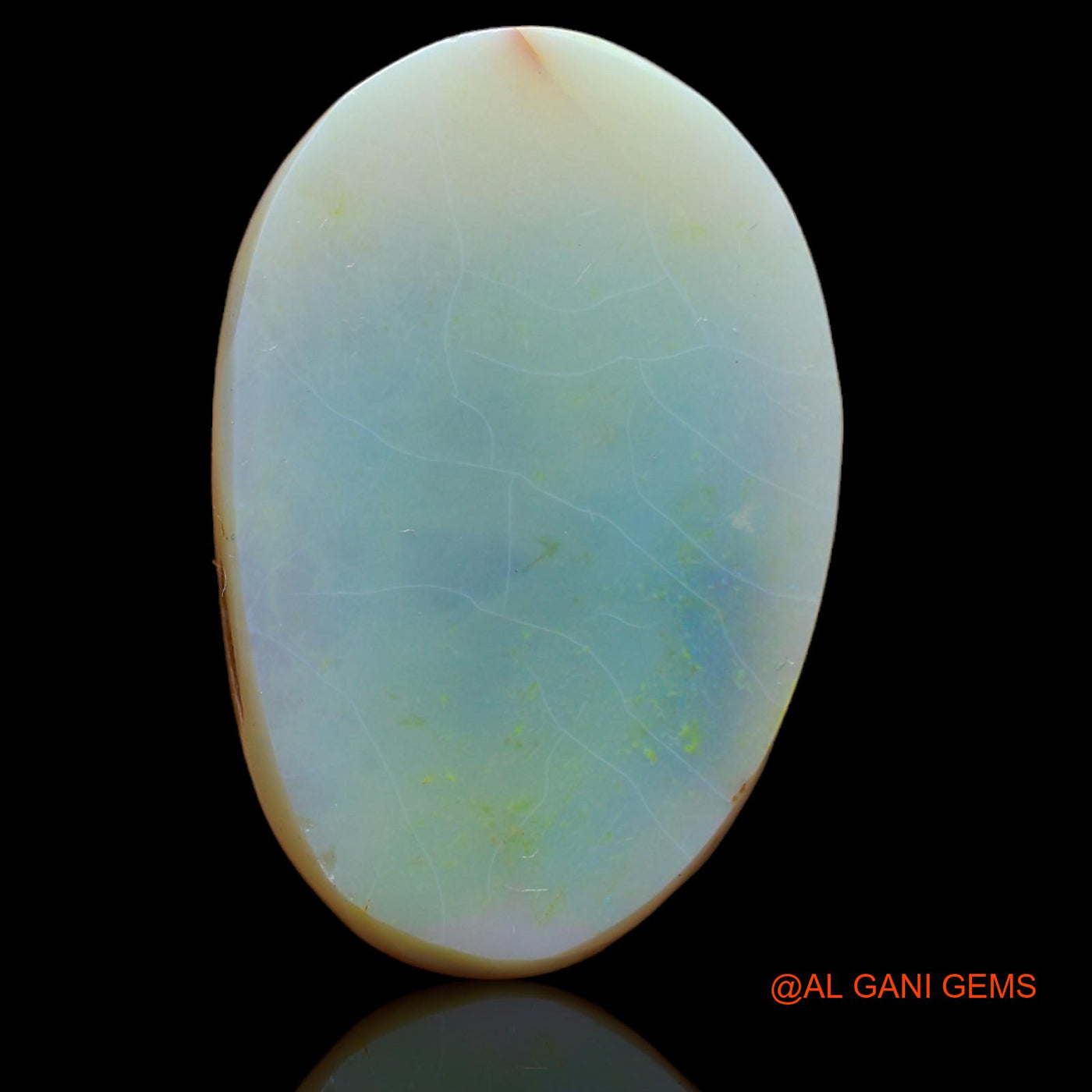 32.00 Cts Natural Australian Fire Opal Loose Gemstone Fancy Cabochon 31x20x8 mm AB-206