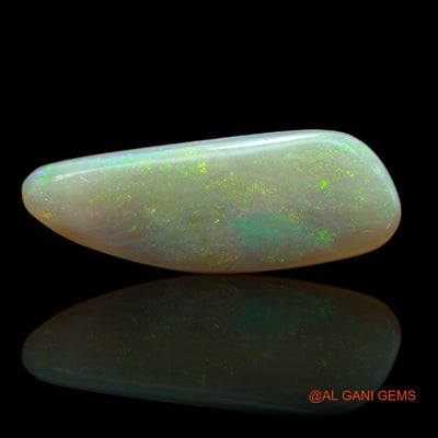 21.00 Cts Natural Australian Fire Opal Fancy Cabochon Loose Gemstone For Jewelry 35x12x7 mm AB-209