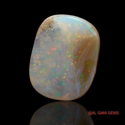 11.20 Cts Natural Australian Fire Opal Loose Gemstone Oval Cabochon 17x13x5 mm AB-20
