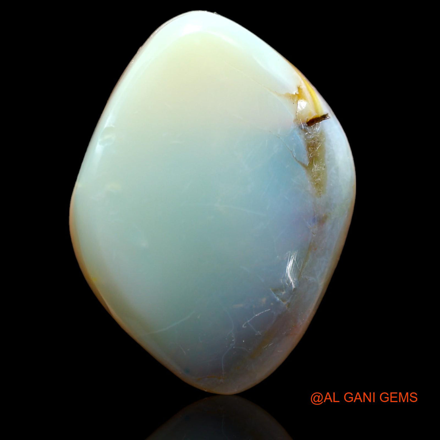 29.00 Cts Natural Australian Fire Opal Loose Gemstone Fancy Cabochon 27x21x9 mm AB-212
