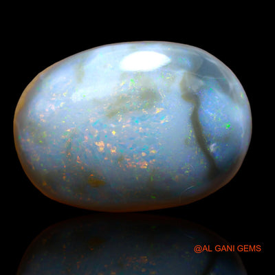 27.00 Cts Natural Australian Fire Opal Loose Gemstone Oval Cabochon 25x17x9 mm AB-213