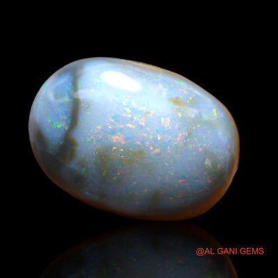 27.00 Cts Natural Australian Fire Opal Loose Gemstone Oval Cabochon 25x17x9 mm AB-213