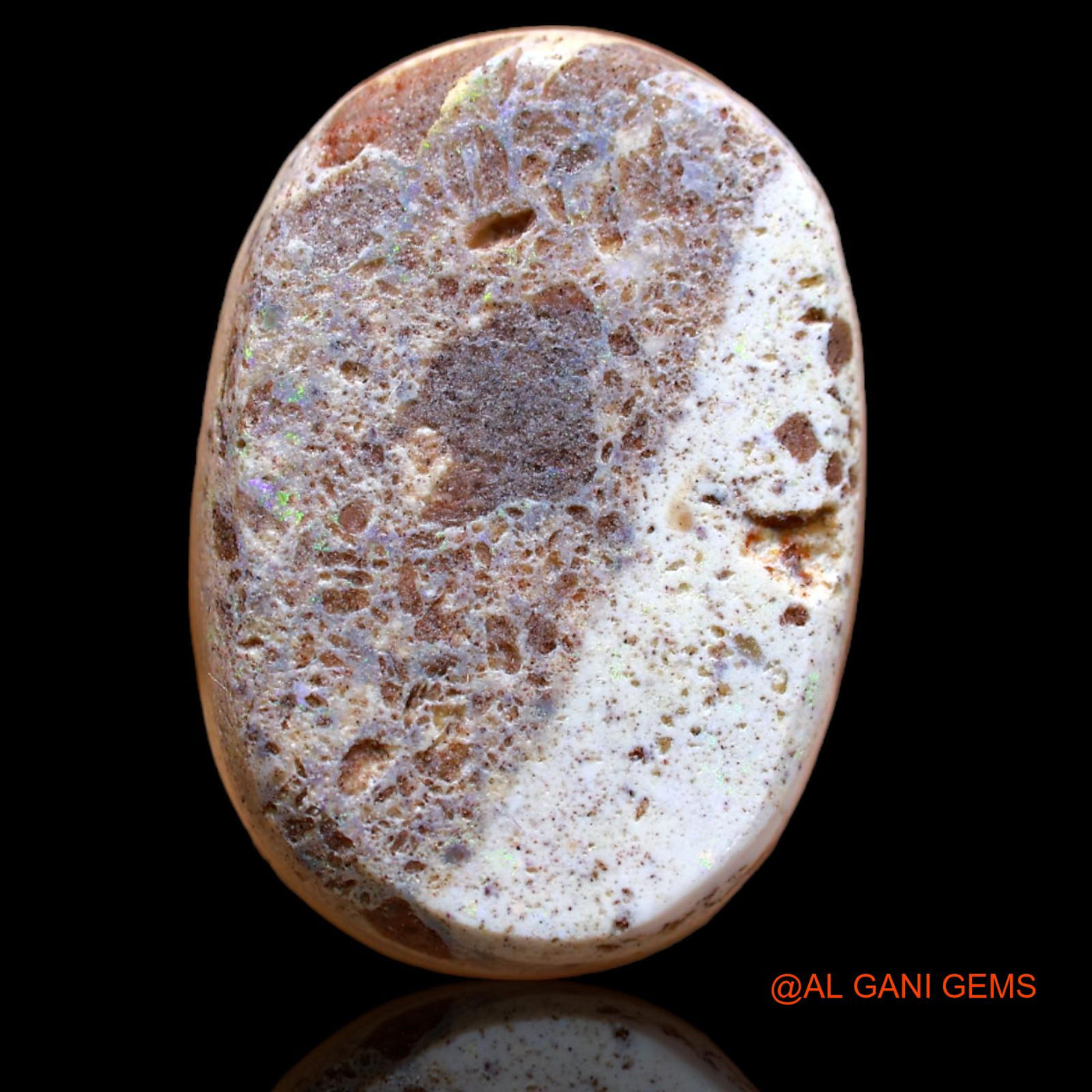 27.00 Cts Natural Australian Fire Opal Loose Gemstone Oval Cabochon 25x17x9 mm AB-213