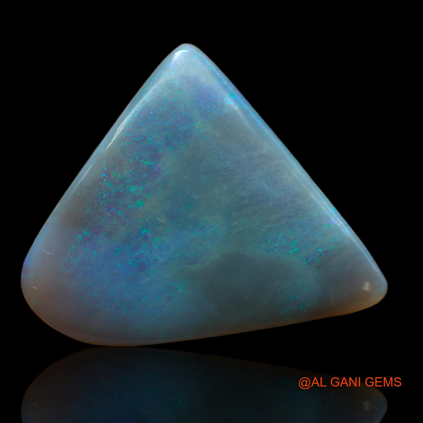 15.00 Cts Natural Australian Fire Opal Trillion Cabochon Loose Gemstone For Jewelry 27x22x5 mm AB-215