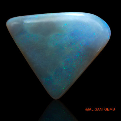 15.00 Cts Natural Australian Fire Opal Trillion Cabochon Loose Gemstone For Jewelry 27x22x5 mm AB-215