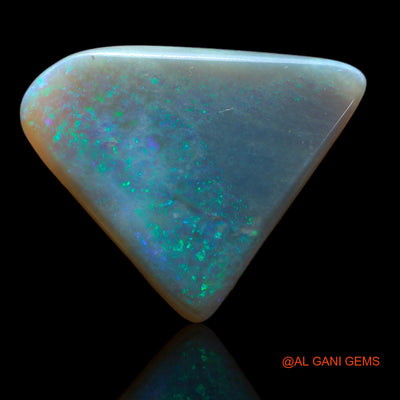 15.00 Cts Natural Australian Fire Opal Trillion Cabochon Loose Gemstone For Jewelry 27x22x5 mm AB-215