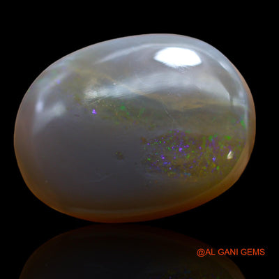 Natural Untreated Fire Opal Loose Gemstone Oval Cabochon From Australia 23.00 Cts 22x17x8 mm AB-219