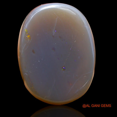 Natural Untreated Fire Opal Loose Gemstone Oval Cabochon From Australia 23.00 Cts 22x17x8 mm AB-219
