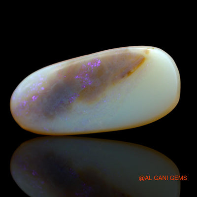 16.00 Cts Natural Australian Fire Opal Loose Gemstone Fancy Cabochon 27x13x5 mm AB-220