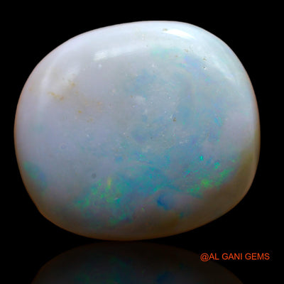 Natural Fire Opal Gemstone 20.00 Cts Loose Oval Cabochon From Australia 21x19x7 mm AB-222
