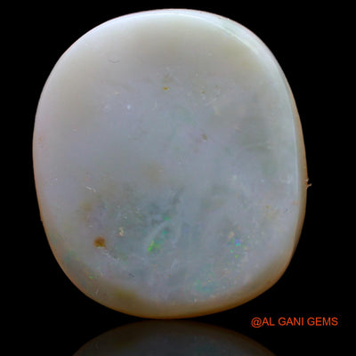 Natural Fire Opal Gemstone 20.00 Cts Loose Oval Cabochon From Australia 21x19x7 mm AB-222