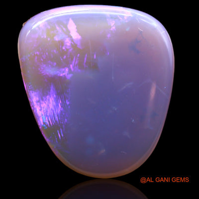 13.00 Cts Natural Australian Fire Opal Loose Gemstone Fancy Cabochon 22x19x4 mm AB-223