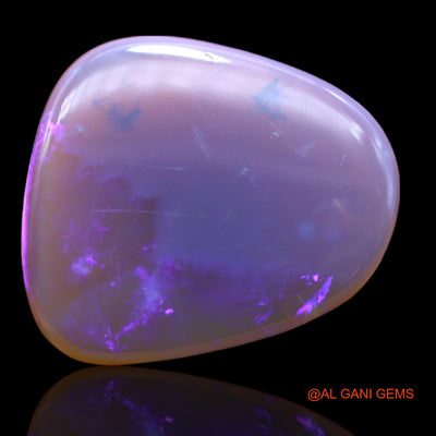 13.00 Cts Natural Australian Fire Opal Loose Gemstone Fancy Cabochon 22x19x4 mm AB-223