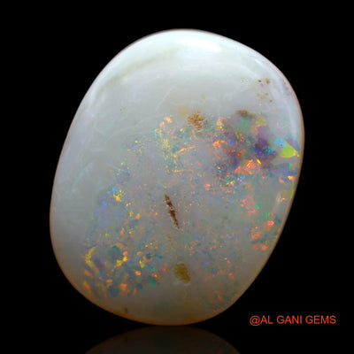 12.00 Cts Natural Australian Fire Opal Loose Gemstone Oval Cabochon 20x16x5 mm AB-226