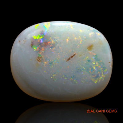 12.00 Cts Natural Australian Fire Opal Loose Gemstone Oval Cabochon 20x16x5 mm AB-226