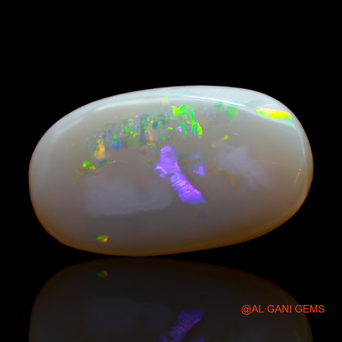 13.00 Cts Natural Australian Fire Opal Loose Gemstone Oval Cabochon 22x13x6 mm AB-228