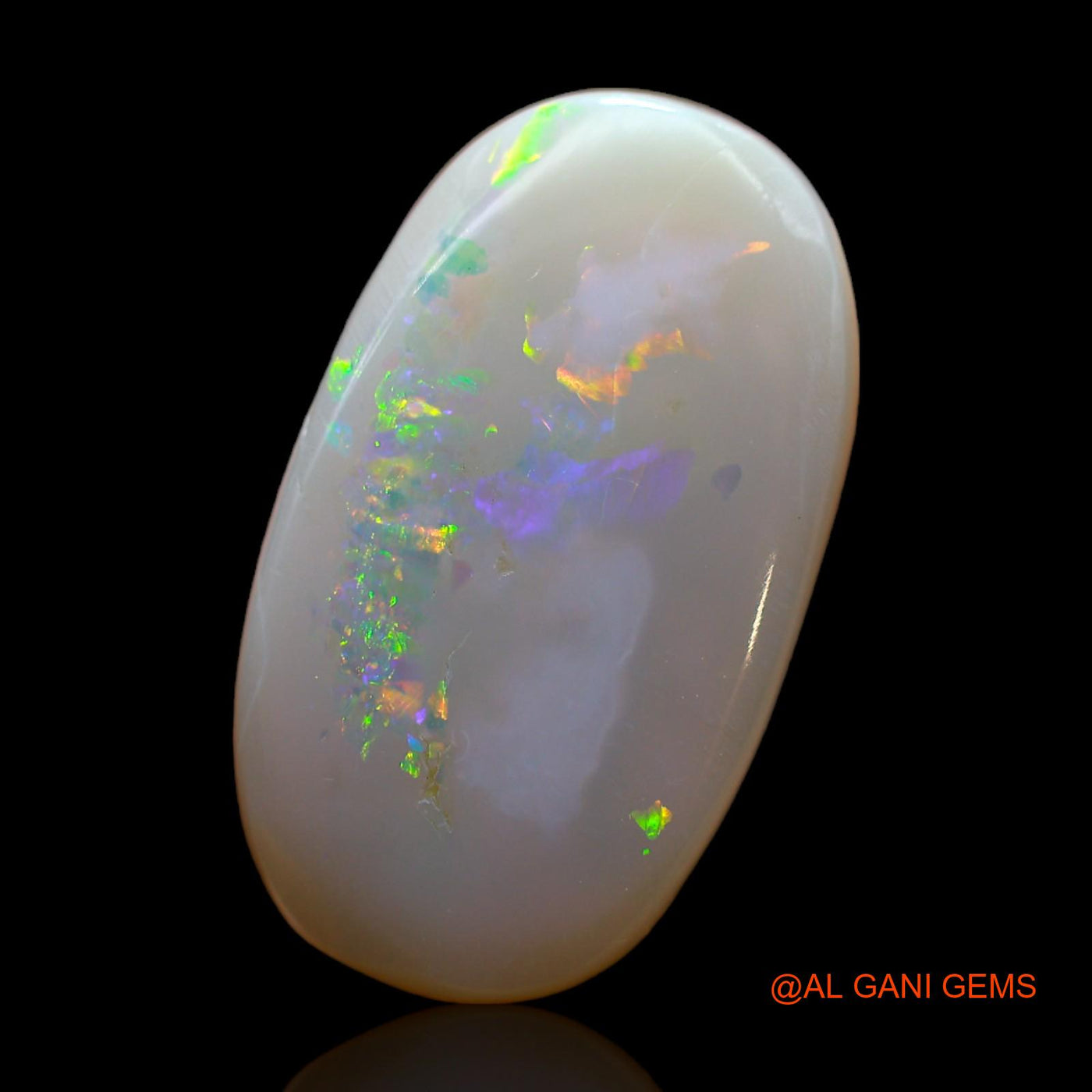 13.00 Cts Natural Australian Fire Opal Loose Gemstone Oval Cabochon 22x13x6 mm AB-228