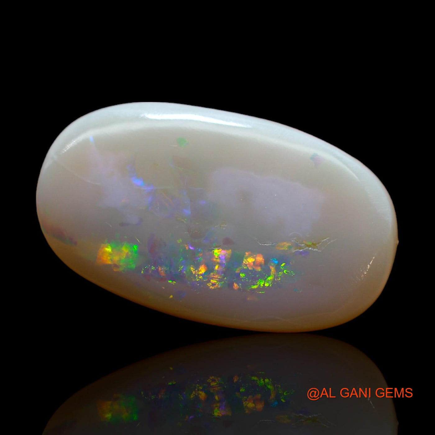 13.00 Cts Natural Australian Fire Opal Loose Gemstone Oval Cabochon 22x13x6 mm AB-228