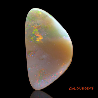 Natural Untreated Fire Opal Loose Gemstone Fancy Cabochon From Australia 10.00 Cts 23x13x4 mm AB-229