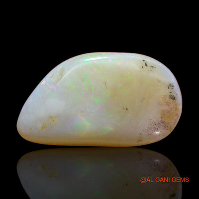 Natural Untreated Fire Opal Loose Gemstone Fancy Cabochon From Australia 11.00 Cts 23x13x6 mm AB-230