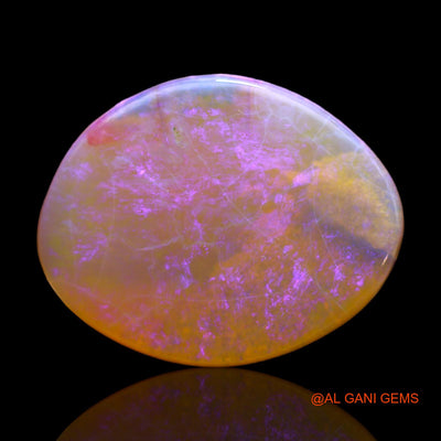 12.50 Cts Natural Australian Fire Opal Oval Cabochon Loose Gemstone For Jewelry 22x18x4 mm AB-231