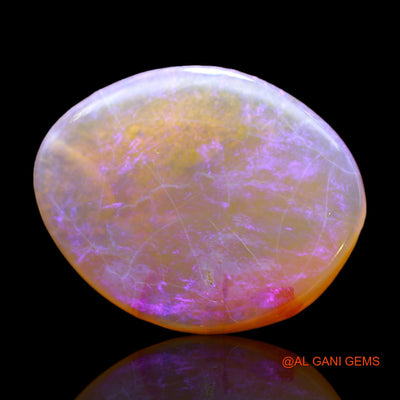 12.50 Cts Natural Australian Fire Opal Oval Cabochon Loose Gemstone For Jewelry 22x18x4 mm AB-231