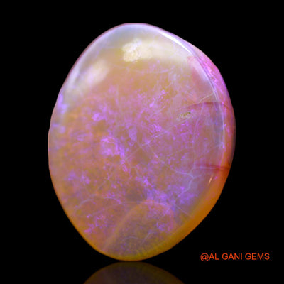 12.50 Cts Natural Australian Fire Opal Oval Cabochon Loose Gemstone For Jewelry 22x18x4 mm AB-231